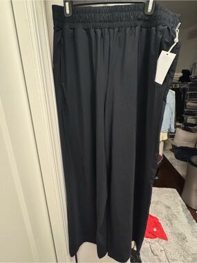 Zella Women’s Black Elastic-Waist Casual Pants